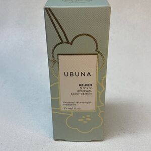 UBUNA Re-Gen Renewal Sleep Serum Antibody Technology Tripetide 1oz Open Box